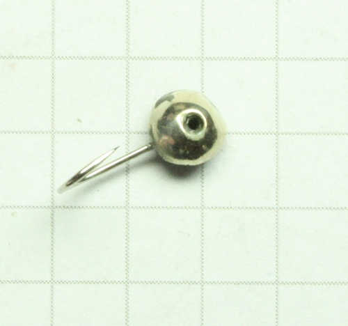 Мормышка Глазок № 1 серебро Мормышка Глазок № 1 серебро