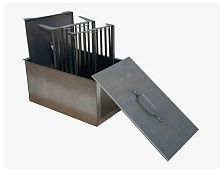 Коптильня двухъярусная "Следопыт" 498*304*260 мм с поддоном для сборки жира, сталь 1 мм Коптильня двухъярусная "Следопыт" 498*304*260 мм с поддоном для сборки жира, сталь 1 мм