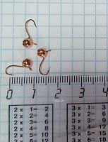 Мормышка Шар/ушко/грань 4 мм Cu 1740 Мормышка Шар/ушко/грань 4 мм Cu 1740