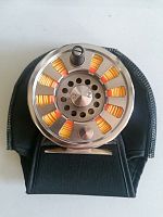 Катушка нахлыстовая RYOBI #5/6 класс + чехол + шнур DT5 + конусный подлесок+муха