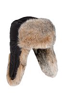 Шапка ушанка "Евро" волк, черный, р. 56-58 с маской Шапка ушанка "Евро" волк, черный, р. 56-58 с маской