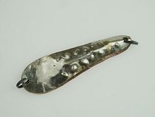 Блесна Сквирского круглоголовая №1 двойная цв. белая/красная Блесна Сквирского круглоголовая №1 двойная цв. белая/красная