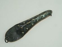 Блесна Сквирского круглоголовая №2 двойная цв. вороненая/красная Блесна Сквирского круглоголовая №2 двойная цв. вороненая/красная