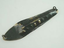 Блесна Сквирского остроголовая №2 двойная цв.вороненая/белая Блесна Сквирского остроголовая №2 двойная цв.вороненая/белая