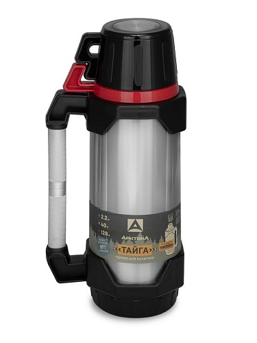 Термос "Арктика",Тайга, 2200 мл, красный