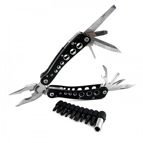 Мультиинструмент (плоскогубцы), 18 предметов, в чехле Мультиинструмент (плоскогубцы), 18 предметов, в чехле