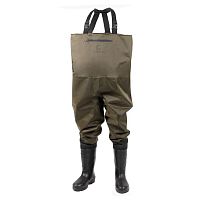 Полукомбинезон рыбацкий Следопыт нейлон+ЭВА, фольгированный утеплитель,р.45, цв. олива
