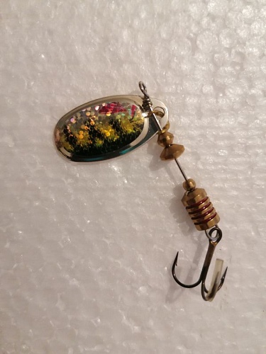 Блесна DAM FZ NATURE 3D 4g Perch Блесна DAM FZ NATURE 3D 4g Perch