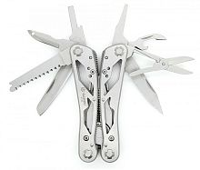 Мультиинструмент Ganzo 105х50х15 мм, 22 предмета, цв.хром Мультиинструмент Ganzo 105х50х15 мм, 22 предмета, цв.хром