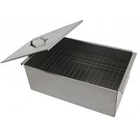 Коптильня двухъярусная с поддоном для сбора жира 450х280х170мм Коптильня двухъярусная с поддоном для сбора жира 450х280х170мм