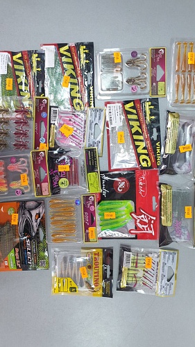 Приманка силиконовая в ассортименте Приманка силиконовая в ассортименте