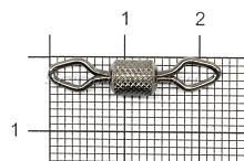 Вертлюг роликовый рифленый №1/0