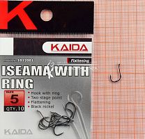 Крючки одинарные Kaida ISEAMA р.5 Крючки одинарные Kaida ISEAMA р.5