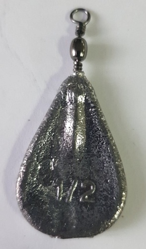 Грузило ложка с вертлюгом №1/2, 15гр Грузило ложка с вертлюгом №1/2, 15гр