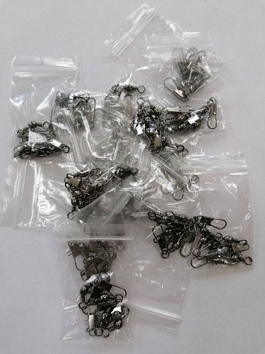 Застежка с вертлюгом AKARA №5 (5шт) Застежка с вертлюгом AKARA №5 (5шт)