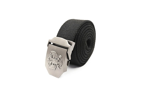 Ремень "Следопыт-Герб", 1400х36 мм, текстиль, черный Ремень "Следопыт-Герб", 1400х36 мм, текстиль, черный