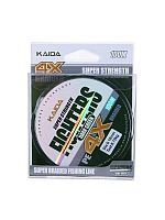 Леска плетеная Kaida Fighters Dark Green 4x d-0,35,100m