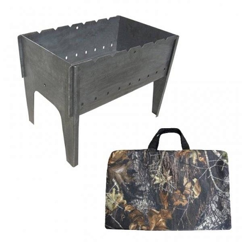 Мангал разборный 2мм, 490*330*400мм, сумка