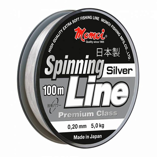 Леска SpinningLine Silver d=0.18mm, 100m Леска SpinningLine Silver d=0.18mm, 100m