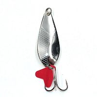 Блесна шум. Namazu Razor Eye, вес 18 гр,цв. 01-02 (серебро-латунь)