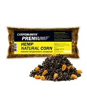 Прикормка PREMIUM конопля натуральная с кукурузой 550гр