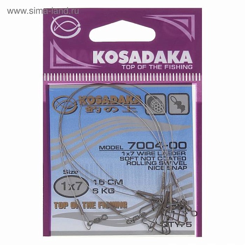 Поводки Classic 1x7 30cm 6kg (5шт.) Поводки Classic 1x7 30cm 6kg (5шт.)