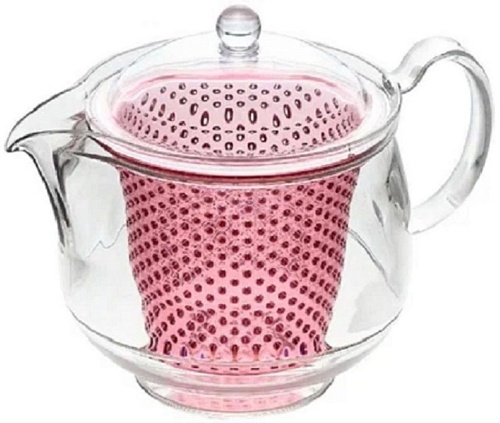 Чайник термостойкий заварочный Akebono "Pink" (480ml) Чайник термостойкий заварочный Akebono "Pink" (480ml)