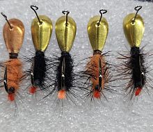 Обманка ленковая крупная с карповым крючком