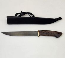 Нож Филейный большой (Дамаск, венге)