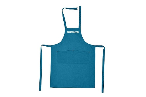 Фартук кухонный, малый,голубой