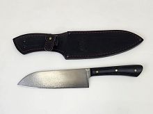 Нож Сантоку цельнометаллический (булат, микарта)