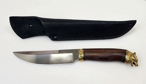 Нож Странник D2 голова латунь